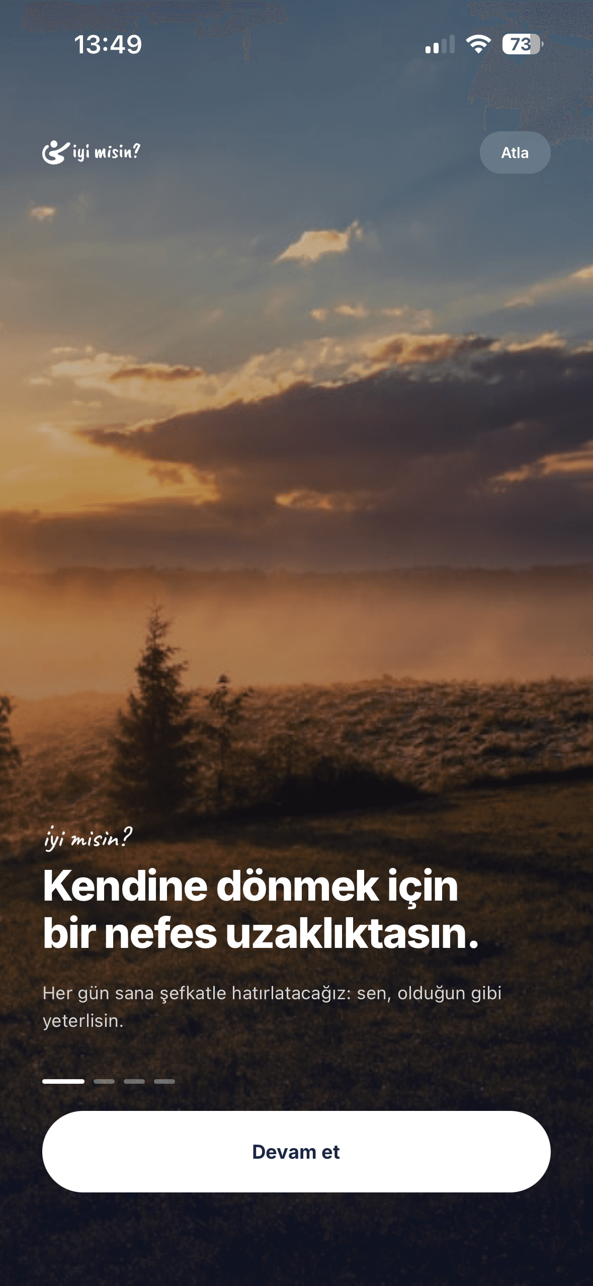iyi misin? mobil ekran 1