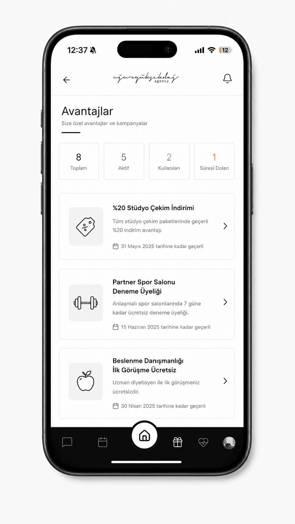 Uğur Yüksekdağ Management mobil uygulama ekranı 4