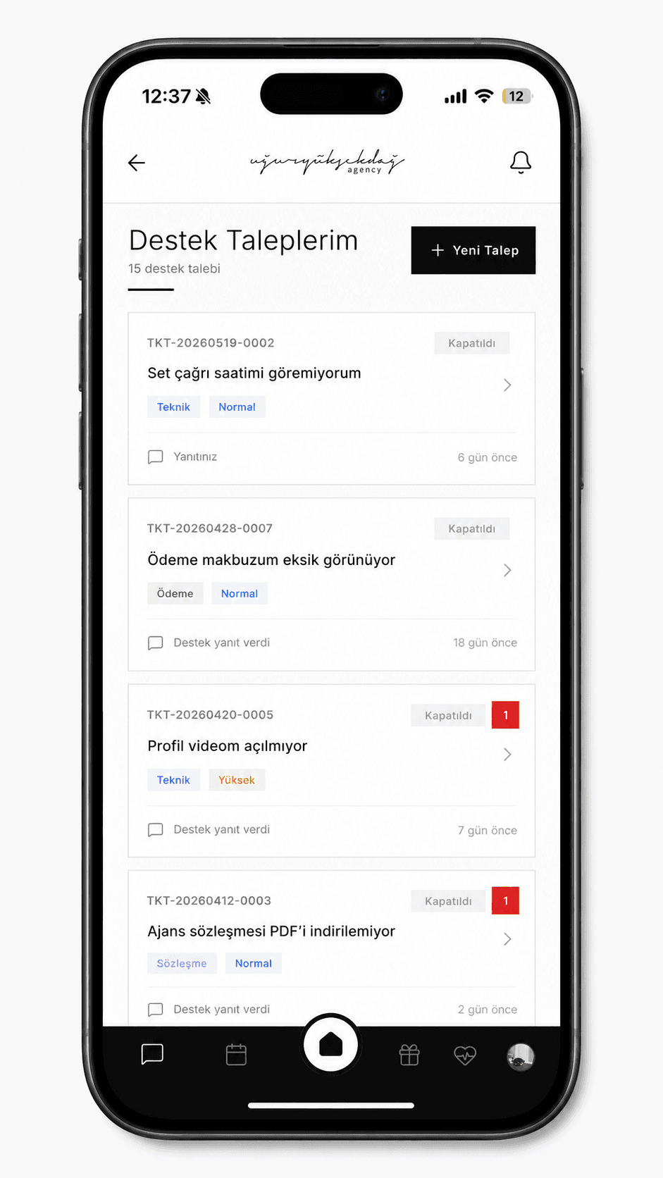Uğur Yüksekdağ Management mobil uygulama ekranı 7