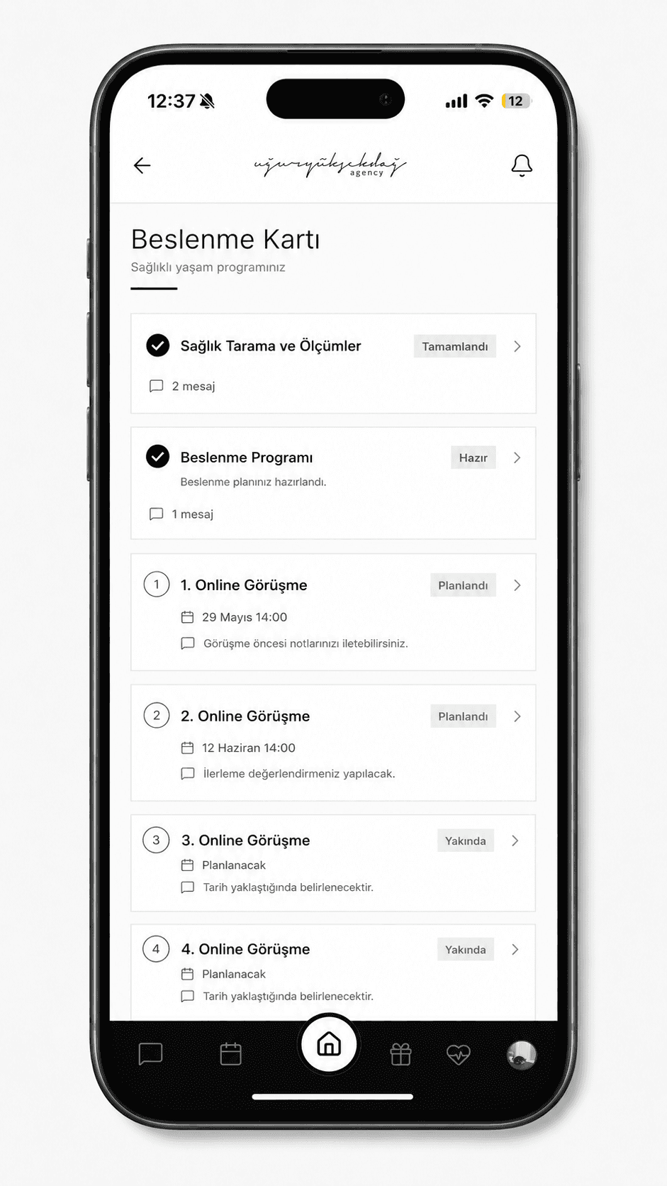 Uğur Yüksekdağ Management mobil uygulama ekranı 9